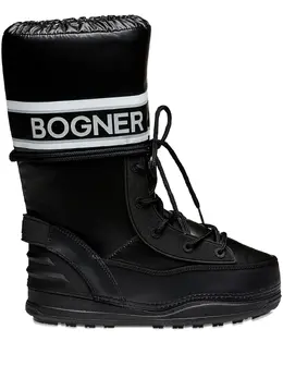 BOGNER: Чёрные ботинки 