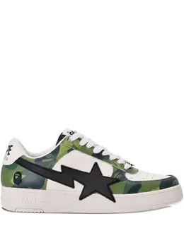 A BATHING APE®: Зелёные кроссовки 