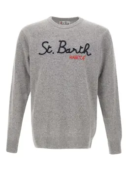 MC2 Saint Barth: Свитер  Heron с вышивкой