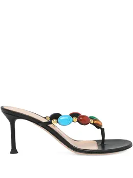 Gianvito Rossi: Чёрные босоножки 