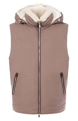 Brunello Cucinelli: Бежевый жилет 