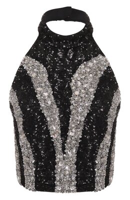 Balmain: Топ с пайетками 