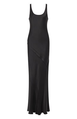 Saint Laurent: Атласное платье 