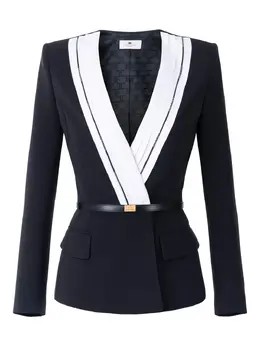 Elisabetta Franchi: Чёрная куртка 