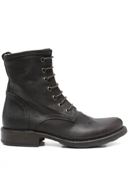 FIORENTINI + BAKER: Тёмные ботинки 