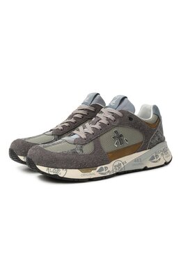 Premiata: Серые кроссовки  Mase