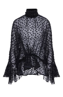 Saint Laurent: Шёлковая блуза 