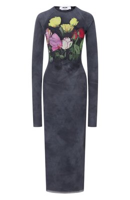 MSGM: Серое платье 