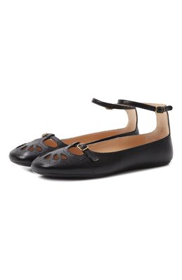 Chloé: Чёрные балетки 