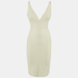 Herve Leger: Белое платье 