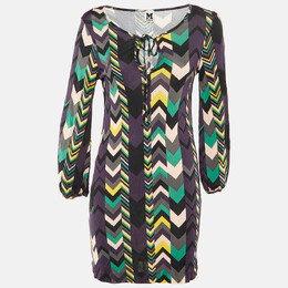 M Missoni: Фиолетовое платье 