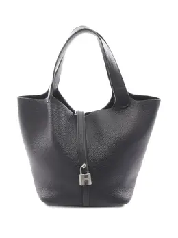 Hermès Pre-Owned: Чёрная сумка-шоппер 