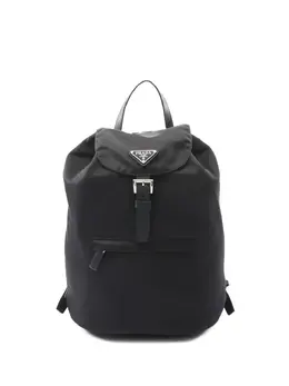 Prada Pre-Owned: Чёрный рюкзак 