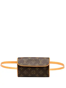 Louis Vuitton Pre-Owned: Коричневая поясная сумка 