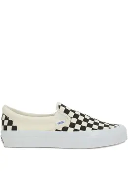 Vans: Чёрные мокасины 