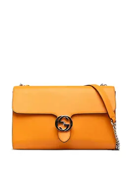 Gucci Pre-Owned: Оранжевая сумка через плечо 