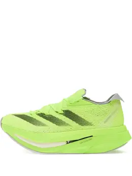 adidas: Зелёные кроссовки  Adizero