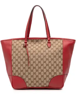 Gucci Pre-Owned: Коричневая сумка-шоппер 