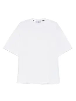 Stone Island: Белая футболка 