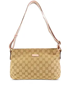 Gucci Pre-Owned: Коричневая сумка через плечо 