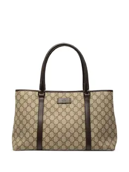 Gucci Pre-Owned: Коричневая сумка-шоппер 
