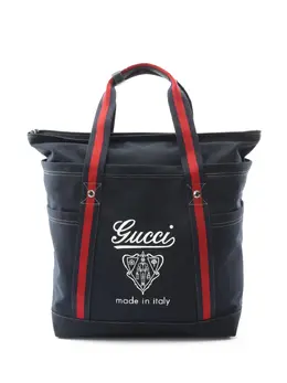Gucci Pre-Owned: Сумка-шоппер с принтом 