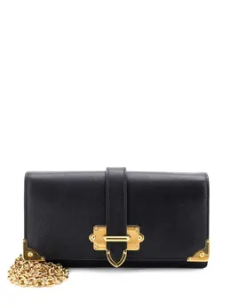 Prada Pre-Owned: Чёрная сумка через плечо 