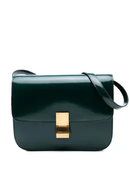 Celine Pre-Owned: Зелёная сумка через плечо 