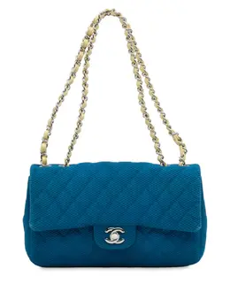 CHANEL Pre-Owned: Голубая сумка 