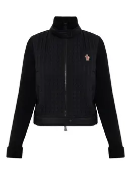 Moncler Grenoble: Чёрный кардиган 