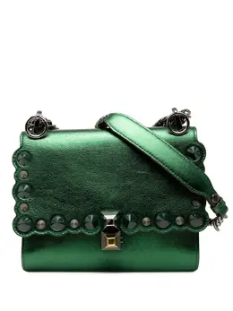 Fendi Pre-Owned: Зелёная сумка через плечо 