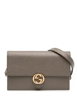 Gucci Pre-Owned: Серый кошелёк 