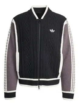adidas Originals: Чёрный кардиган 