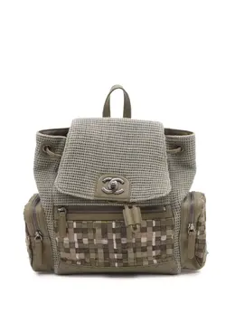 CHANEL Pre-Owned: Коричневый рюкзак 