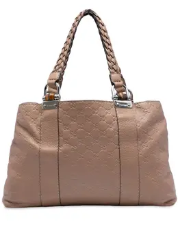 Gucci Pre-Owned: Коричневая сумка-шоппер 