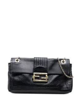 Fendi Pre-Owned: Чёрная сумка через плечо 