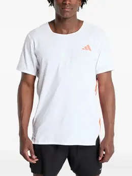 adidas: Белая футболка  Adizero