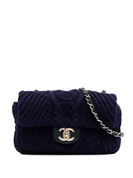 CHANEL Pre-Owned: Голубая сумка 
