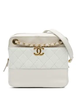 CHANEL Pre-Owned: Белая сумка через плечо 