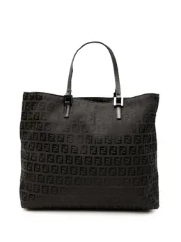Fendi Pre-Owned: Чёрная сумка-шоппер 