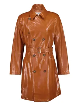 MM6 Maison Margiela: Коричневый плащ 