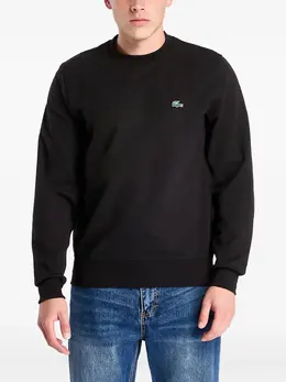 Lacoste: Чёрный свитшот 