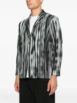 Homme Plissé Issey Miyake: Пиджаки в полоску 