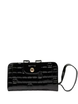 CHANEL Pre-Owned: Чёрный кошелёк 