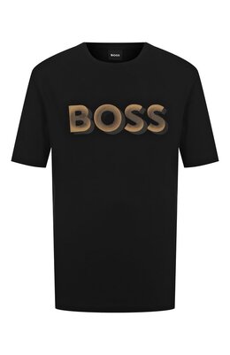 BOSS: Хлопковая футболка 